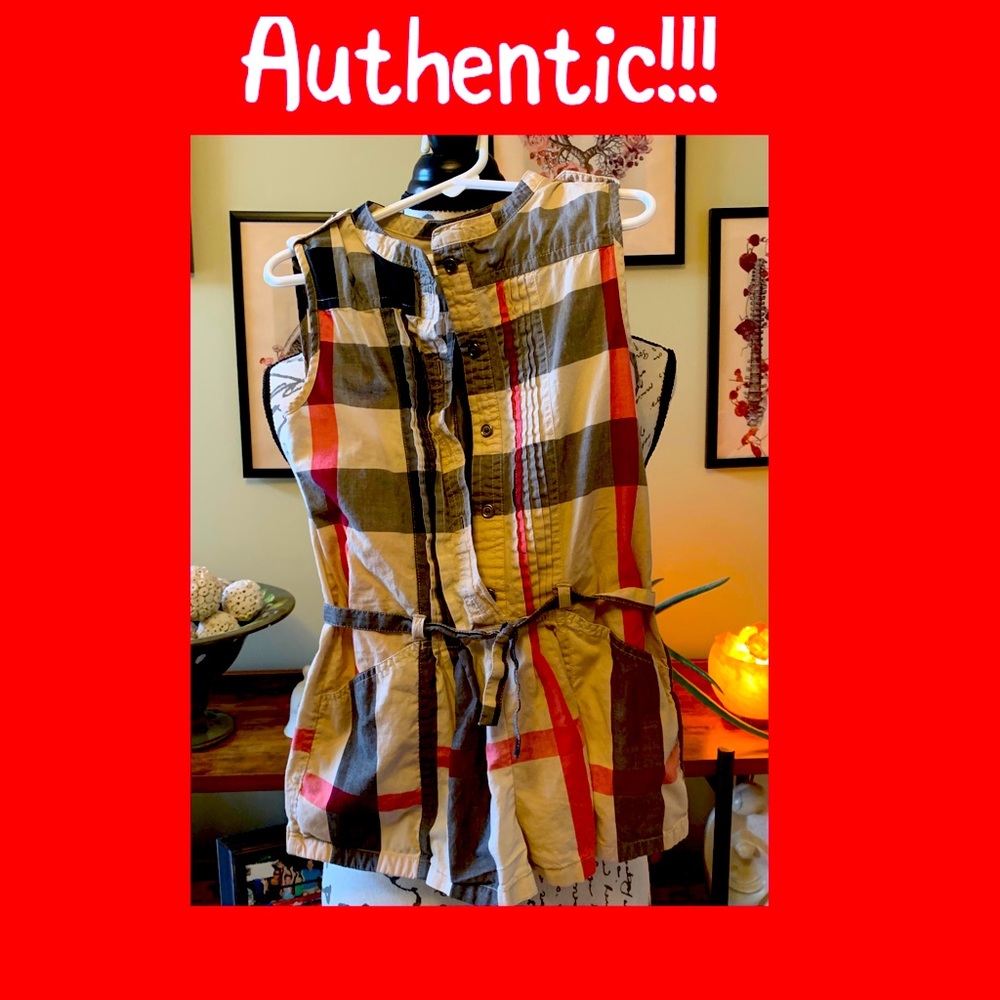 Burberry jumper size 7 girls